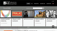 Desktop Screenshot of lac.org.pt