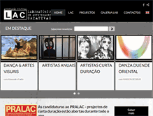 Tablet Screenshot of lac.org.pt